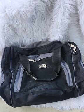 Vintage Y2K Mudd Black and Gray Travel Duffel..classic MUDD.